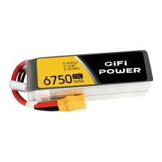 Gifipower 6750mAh 14.8V 25C 4S1P Lipo Battery with XT90