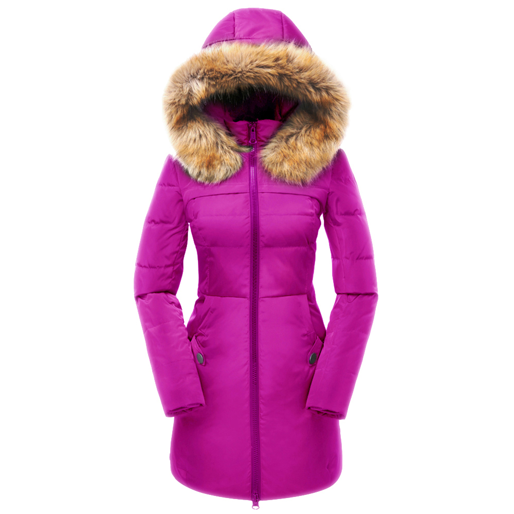 women's down parka with fur hood