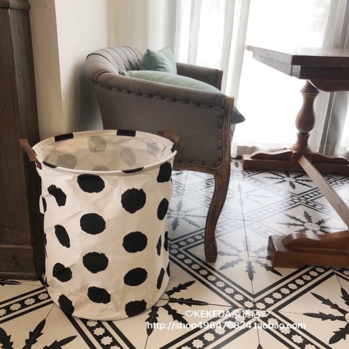 Us 14 69 Polka Dot Laundry Bag M Cutelittlestuff Com