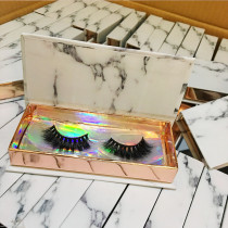Marble case mink lashes (5-1000pairs) deal free shipping