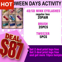 Test deal 20pairs mink eyelashes $87 with free brushes