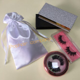 Custom lash satin bags Free shipping (about 13days to make)