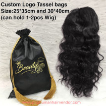 Tassel Wig Bag 25*35/30*40cm  (about 13 days to make)