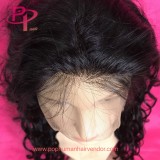 Transparent Lace frontal Wigs natural wave free shipping
