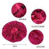 Beading bonnet with adjust band free shipping
