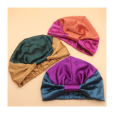 Sleep cap double layer satin bonnet free shipping