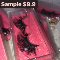 Sample only $9.9 for 2 pair Mink eyelashes free shipping jinger