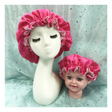 Sample only $9.9 for Mommy and baby bonnet Free shipping Queena