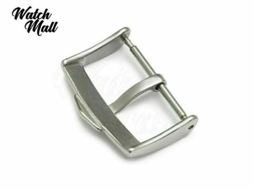Fits TAG HEUER Buckle Clasp for Watch Leather Rubber Strap Band--Silver