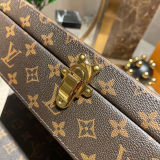 8in1 Louis Vuitton LV Logo Monogram Jewelry Hard Box Case Watch Bracelet
