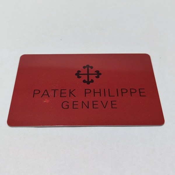 PATEK PHILIPPE International Guarantee Card