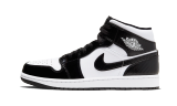 Men's&Women Trainers Air Jordan 1 Mid Black&White Shoes