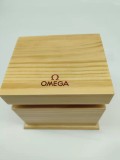 Omega color wooden watch box (red inner lining)