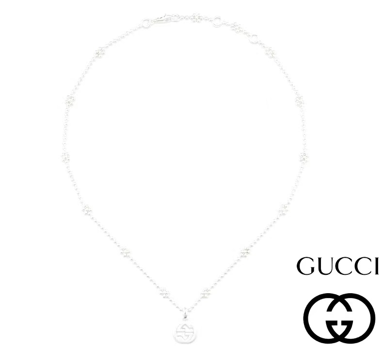 Interlocking G necklace in silver