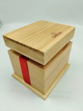 Omega color wooden watch box (red inner lining)