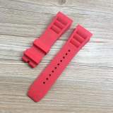 Richard Mille Straight Hole Rubber Strap 25mm