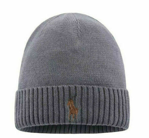 POLO Unisex Beanie Hat Pull On Soft Touch Knitted Hat