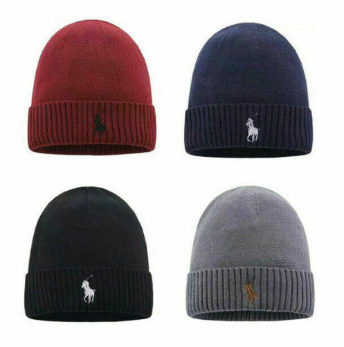 POLO Unisex Beanie Hat Pull On Soft Touch Knitted Hat