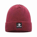 CONVERSE Unisex Warm Turnup Cap Beanie Knit Stretch Winter Hat