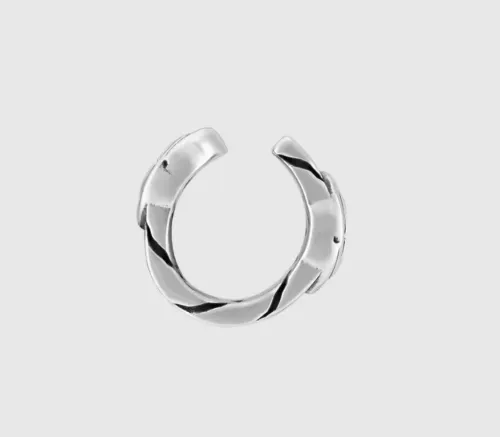 Large / Small Interlocking G ear cuff in Box & Pouch