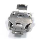 NEW REPLACEMENT 18MM/21MM SILVER clasp FOR Cartier Santos clasp WATCH BAND