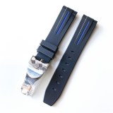 Tudor Silicone Watch Band with Butterfly Clasp 20/21mm