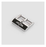 20mm For BREITLING Tang Buckle Clasp Steel Watch Silver/black