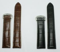 18/20/22mm Leather Watch straps for OMEGA Watches with Deployment clasp