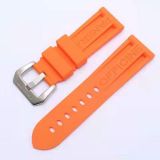 22/24mm Compatible Officine Panerai Silicone Rubber Watch Strap Buckle