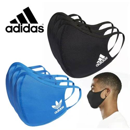 Adidas  Face Covering BLACK / BLUE New Washable