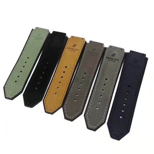 Matte leather strap belonging to Hublot