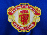 1985 Manchester United away blue jersey