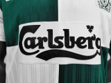 1995 season Liverpool green and white jersey