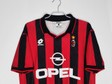 1995-96 season AC Milan home jersey