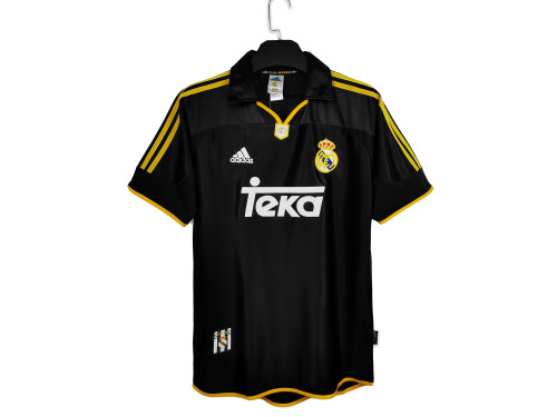 1999-01 season Real Madrid away black Thai version top jersey