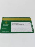 Rolex International Guarantee Card Customizable Numbers