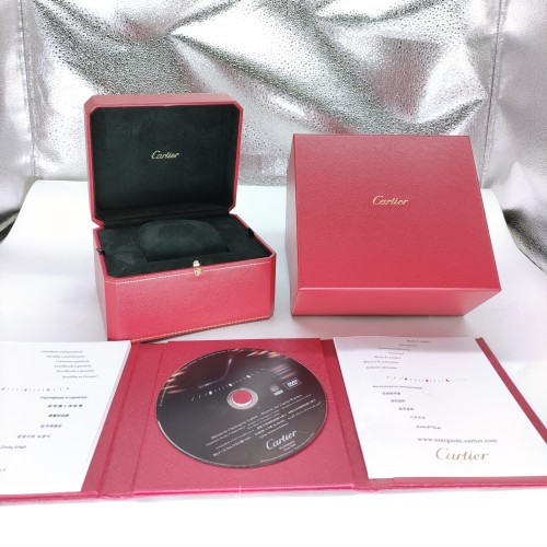 Cartier watch box set with CD manual