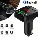 Wireless Car Bluetooth FM Transmitter MP3 Players Dual USB Charger Handsfree Kit