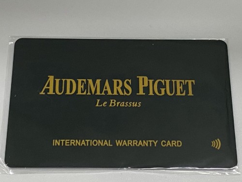 Audemars Piguet International Guarantee Card -Customizable Numbers