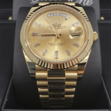 Replica Rolex Day Date M228238-0005 1:1 Best Edition EW Factory Champagne Dial