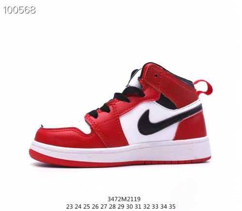 NIKE children's shoes red and black  Air Jordan1