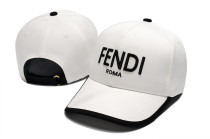 Fendi black and white hat