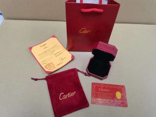 Cartier mid-vintage ring box