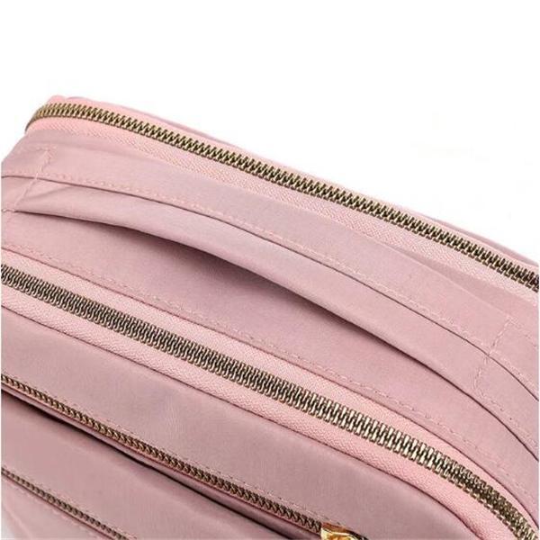 Elegant Stylish Waterproof Nylon Multi-pocket Zipper Crossbody Bags