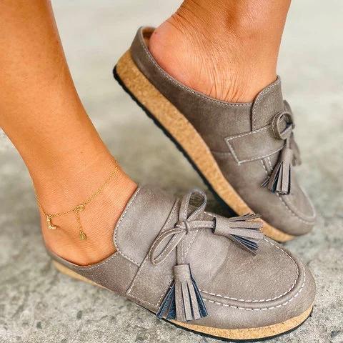 Women Tassel Comfy Summer Loafers