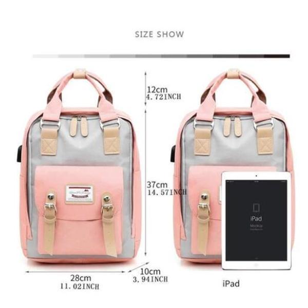 Large Capacity Multi-pocket Oxford Women Backpack Laptop Bag