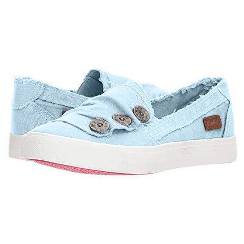 jellipops women casual button comfy sneakers