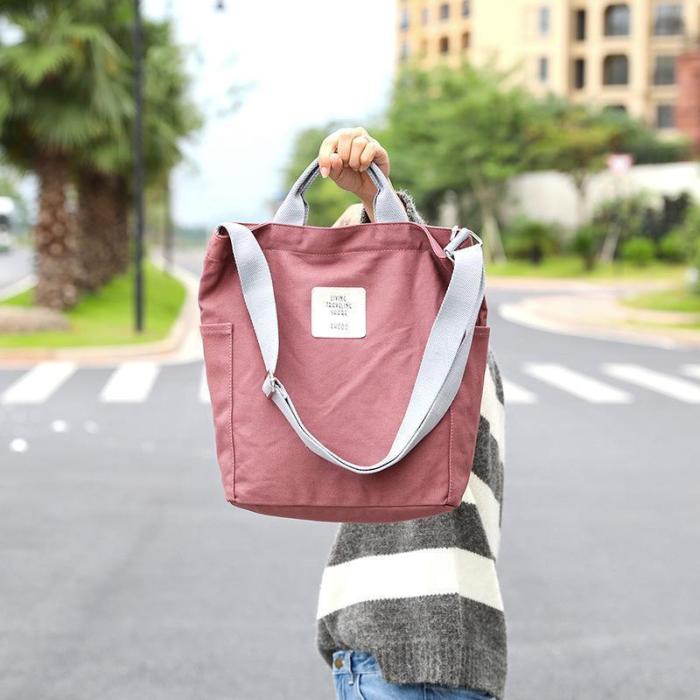 New High Quality Large-capacity Canvas Messenger Bag Tote Bag