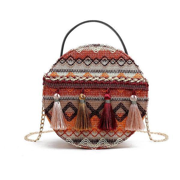 bohemian tassel bag