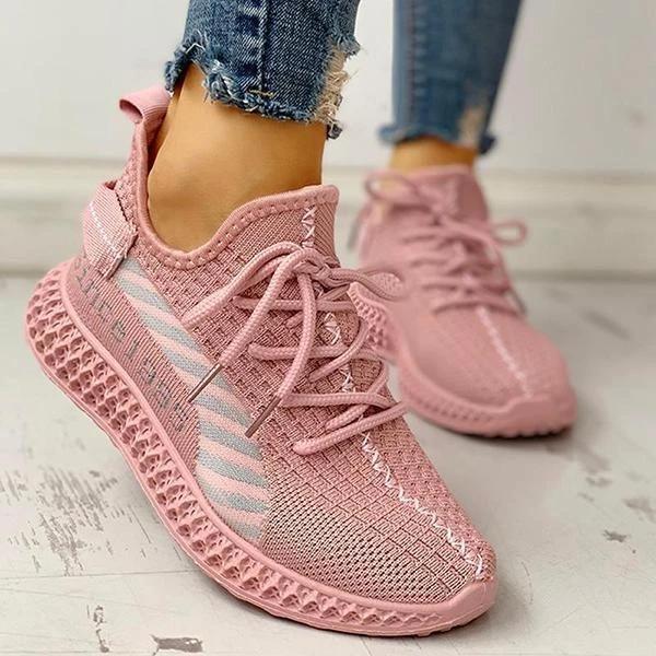 Lace-Up Breathable Casual Sneakers